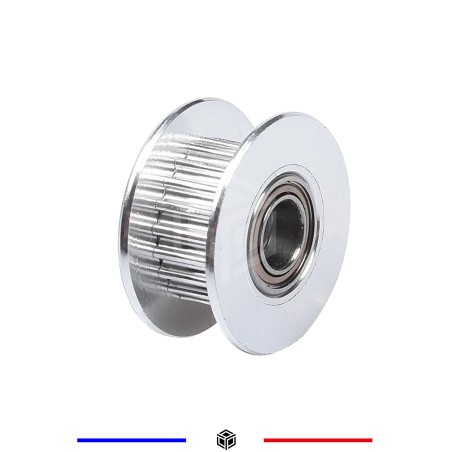 GT2 POULIE 20 DENTS AXE 3MM COURROIE DE 6MM