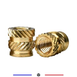 Ecrous Laiton Moletés M5 |Fixation Durable & Facile| Grossiste 3D