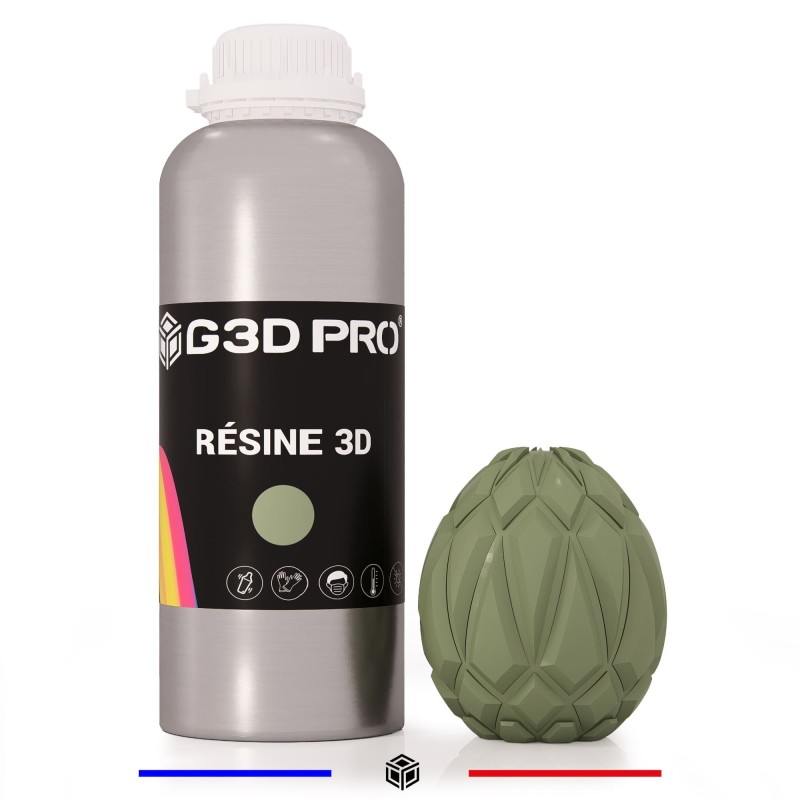 Résine 3D G3D PRO® Standard Vert Militaire 1kg