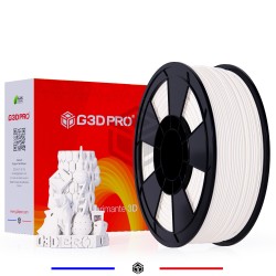 Fil 3D PLA MAT 1 Kg 1.75 mm Blanc