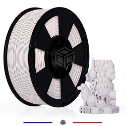 Fil 3D PLA MAT 1 Kg 1.75 mm Blanc
