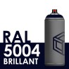 2142 - Bombe de peinture 400ml Brillant RAL 5004 Bleu Noir
