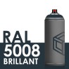 2164 - Bombe de peinture 400ml Brillant RAL 5008 Bleu Gris