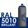 2166 - Bombe de peinture 400ml Brillant RAL 5010 Bleu Gentiane