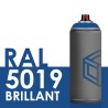2176 - Bombe de peinture 400ml Brillant RAL 5019 Bleu Capri