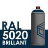 2177 - Bombe de peinture 400ml Brillant RAL 5020 Bleu Océan