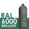 2186 - Bombe de peinture 400ml Brillant RAL 6000 Vert Patine