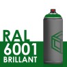 2187 - Bombe de peinture 400ml Brillant RAL 6001 Vert Émeraude