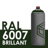 2193 - Bombe de peinture 400ml Brillant RAL 6007 Vert Bouteille