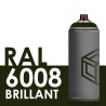 2194 - Bombe de peinture 400ml Brillant RAL 6008 Vert Brun