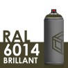 2200 - Bombe de peinture 400ml Brillant RAL 6014 Olive Jaune