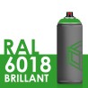 2204 - Bombe de peinture 400ml Brillant RAL 6018 Vert Jaune