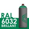 2215 - Bombe de peinture 400ml Brillant RAL 6032 Vert de Sécurité