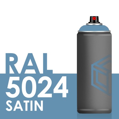 Bombe de peinture 400ml Satin RAL 5024 Bleu Pastel