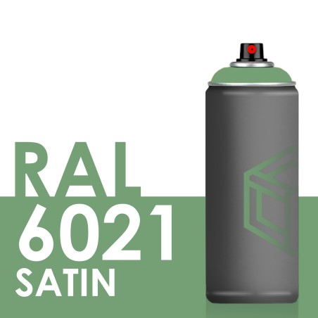 Bombe de peinture 400ml Satin RAL 6021 Vert Pâle